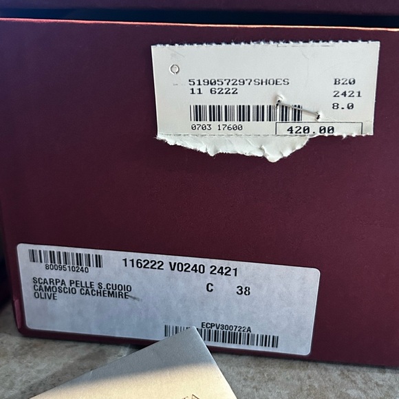 BOTTEGA VENETA olive cachemire calico - Picture 4 of 4